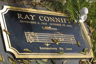 Ray Coniff's tombstone